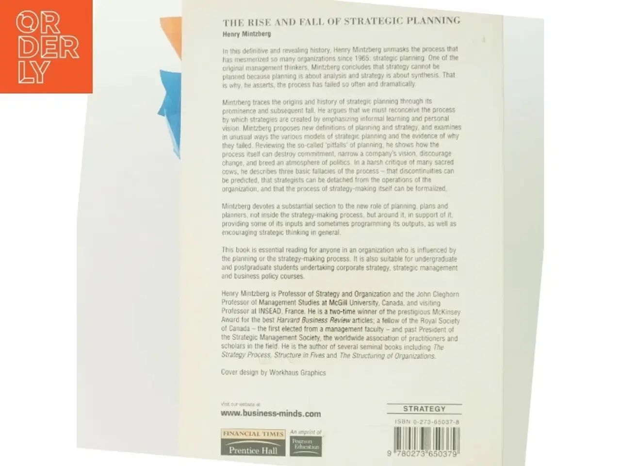 Billede 3 - The rise and fall of strategic planning af Henry Mintzberg (Bog)