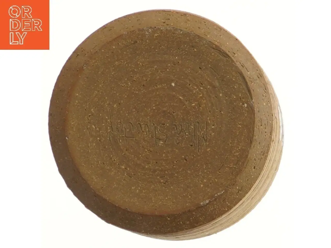 Billede 2 - Keramisk vase med mønster (str. 19 cm)