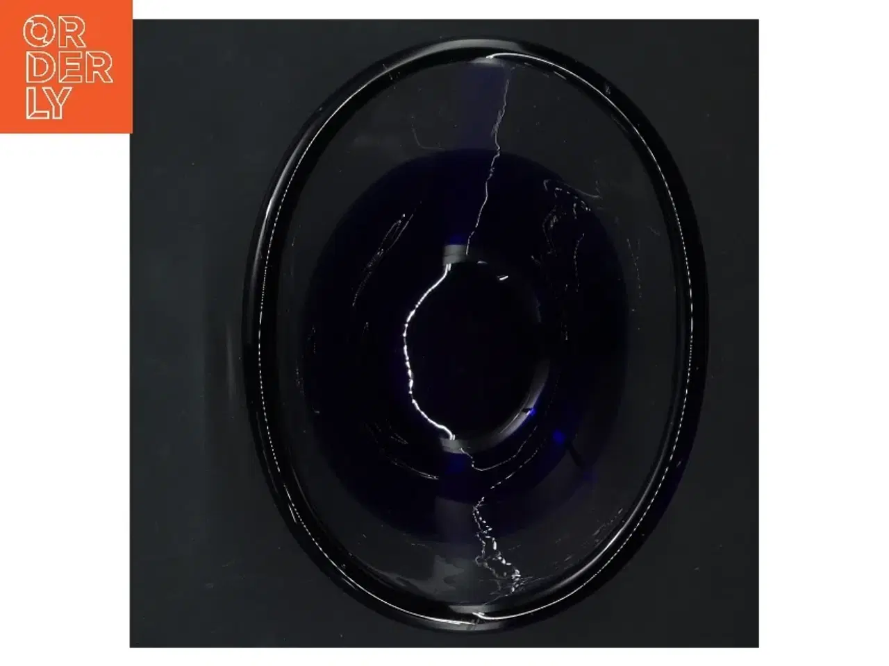 Billede 3 - Blå glas skål (str. 12 cm)