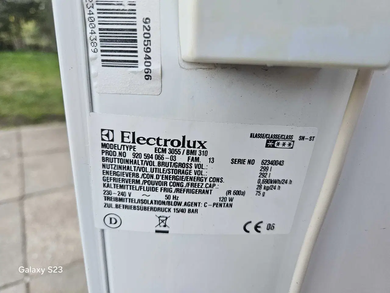 Billede 5 - Kummefryser Electrolux 300 L