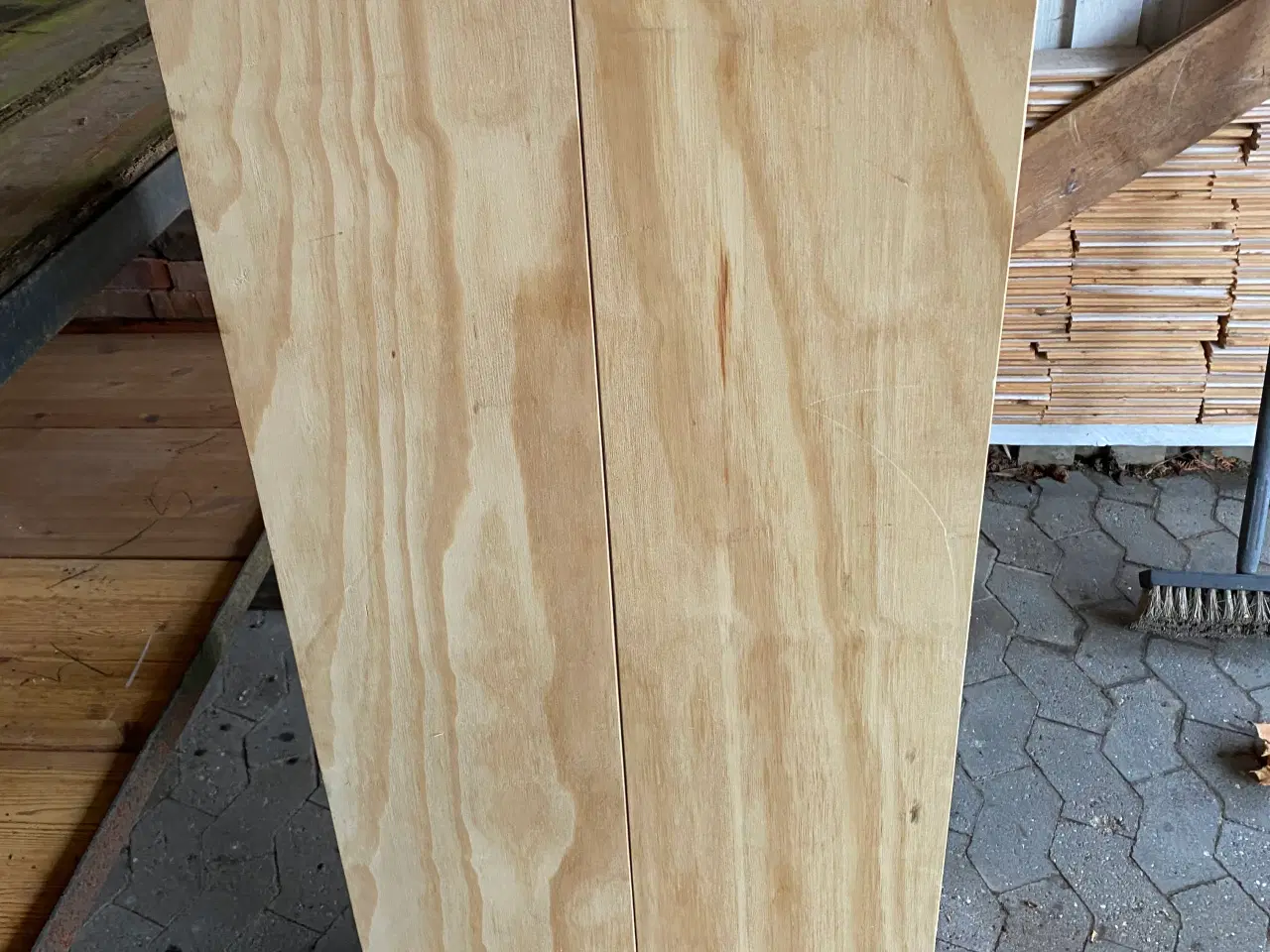 Billede 10 - Stål/træ arbejdsbord  