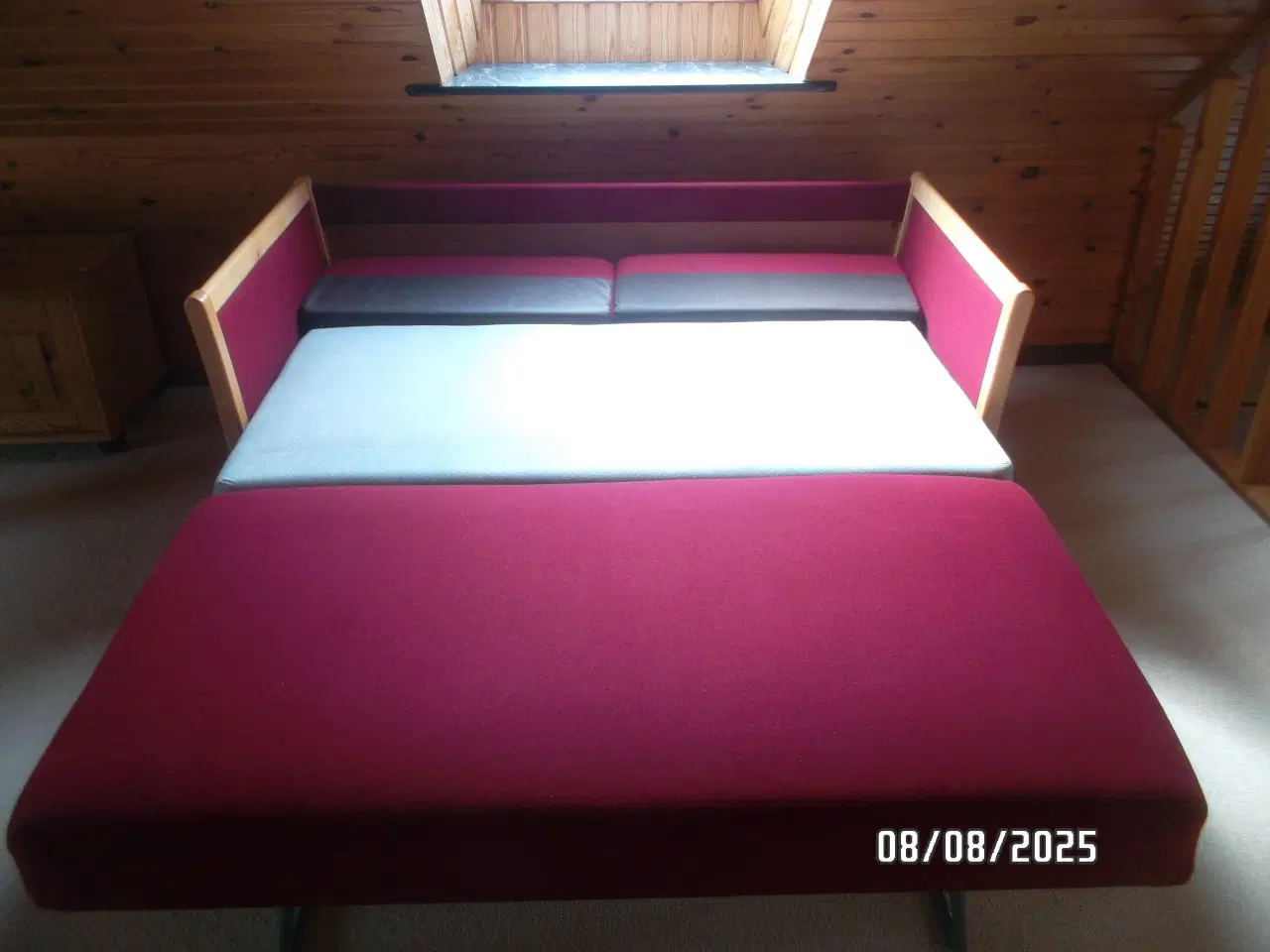 Billede 2 - Rød sove-sofa