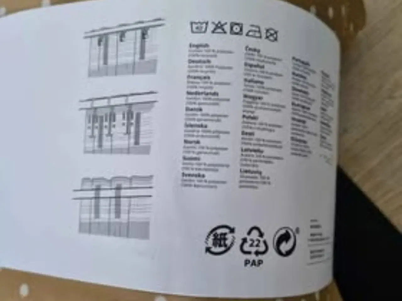 Billede 6 - Et sæt Praktrøllika mørklægningsgardiner fra Ikea 