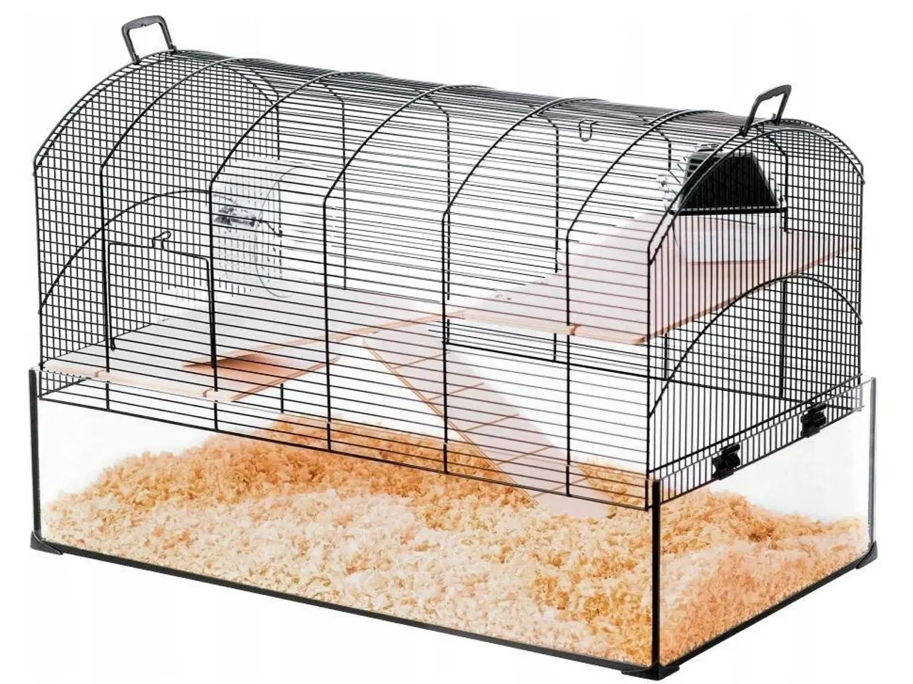 Billede 1 - Gnaverbure – ZOLUX NeoPanas XL med glasbund, sort