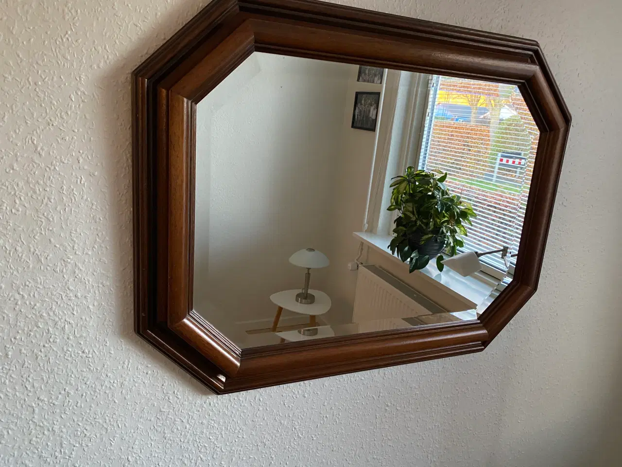 Billede 1 - Spejl mørk bejset fyr