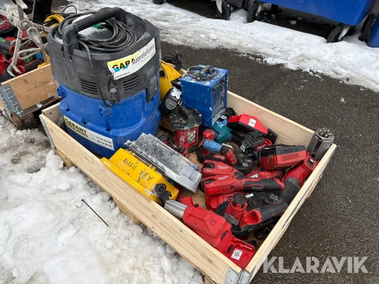 Billede 4 - Assorteret håndværktøj og støvsuger - 1 palle