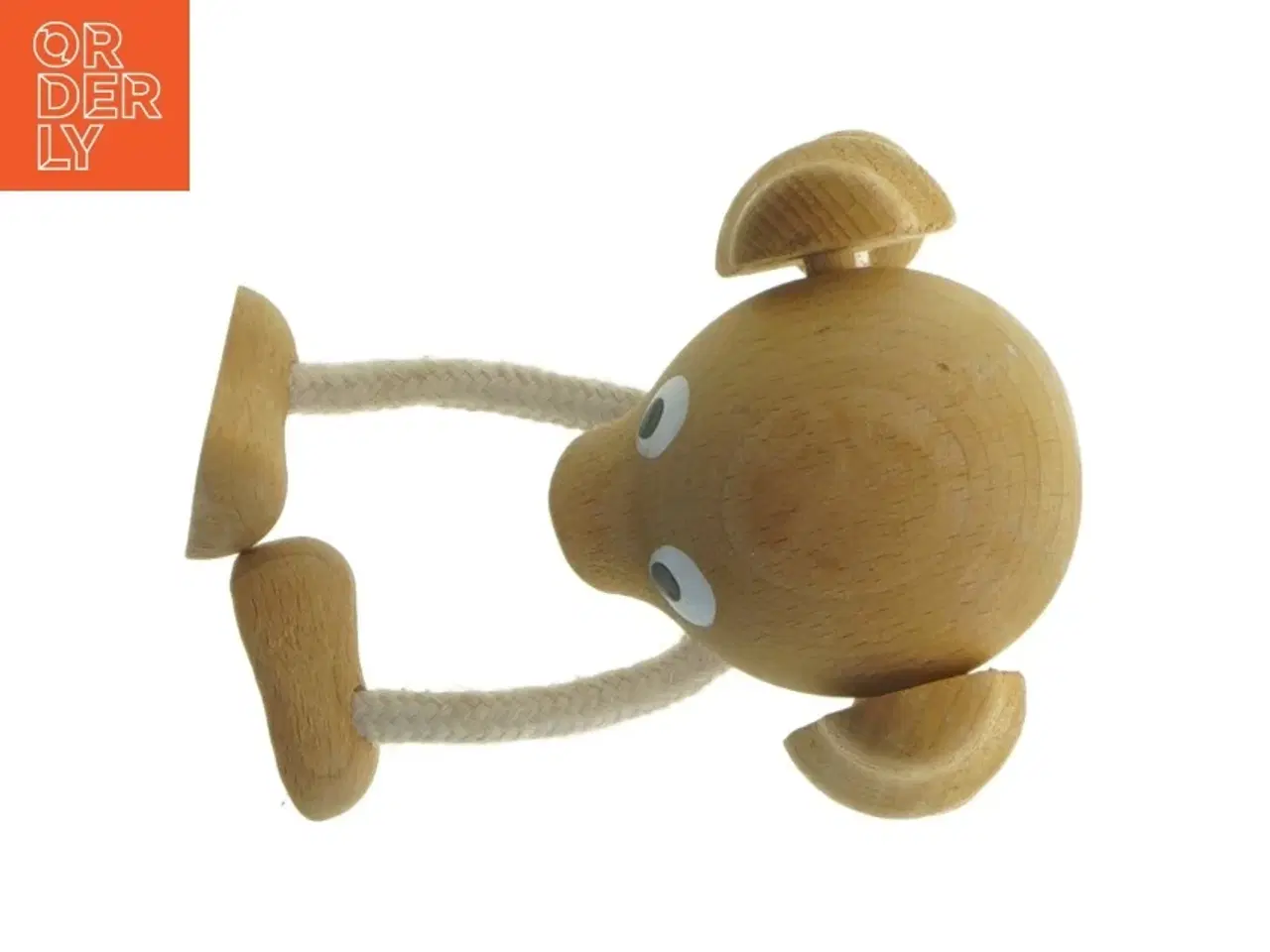 Billede 3 - Træfigur formet som hund (str. 10x7 cm)