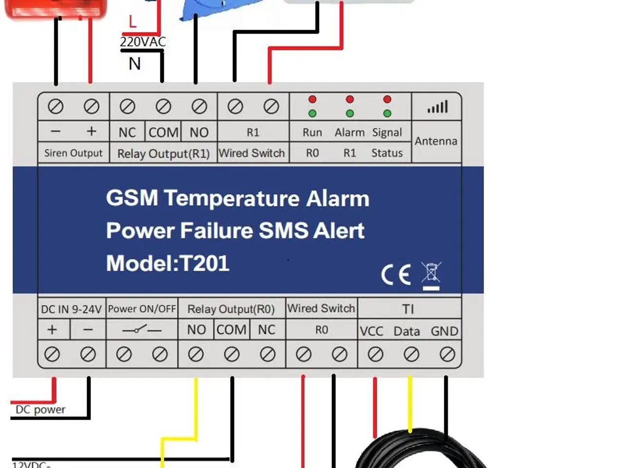 Billede 2 - GSM Temperatur Alarm