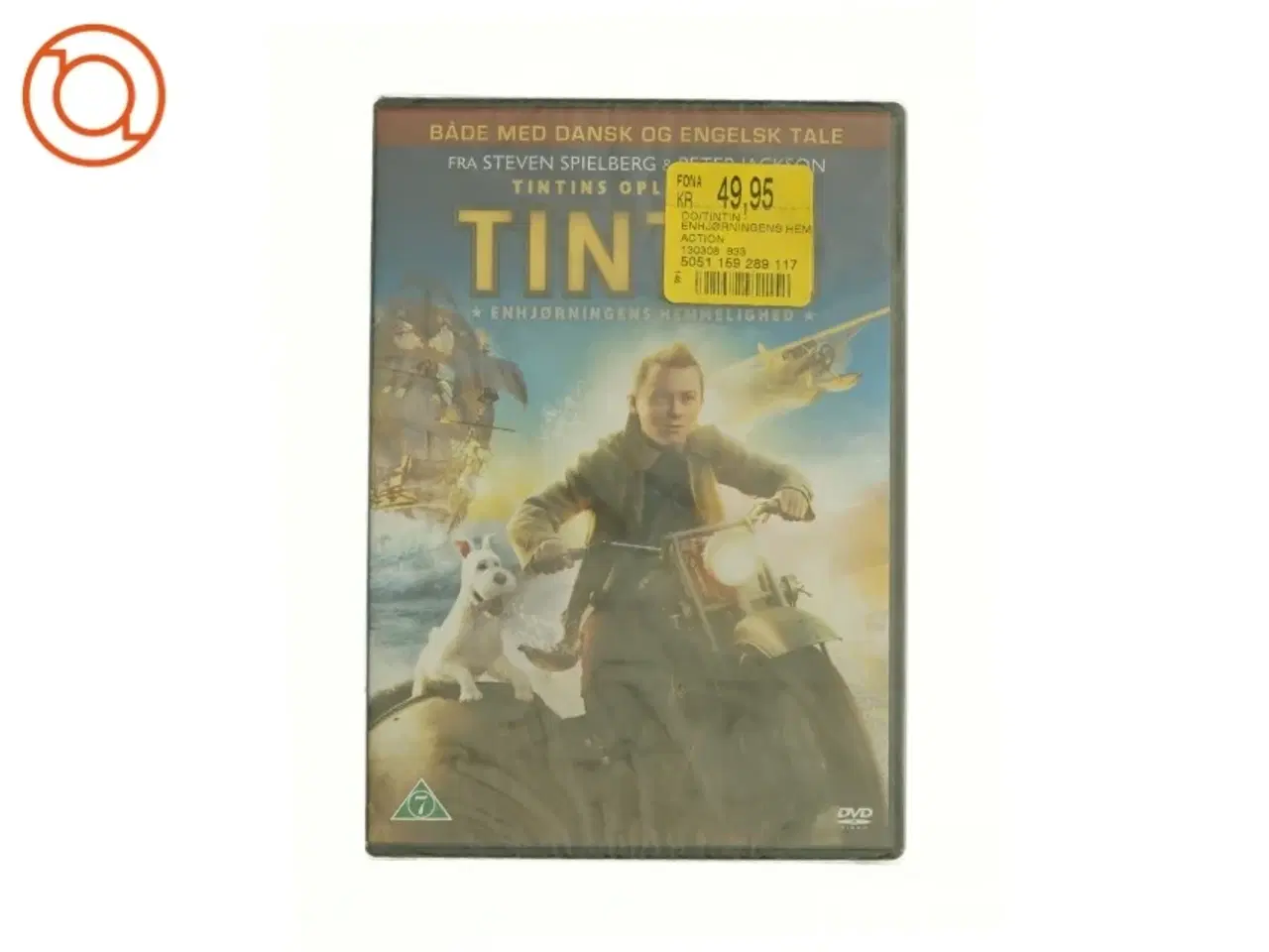 Billede 1 - Tintin - Enhjørningens Hemmelighed fra DVD