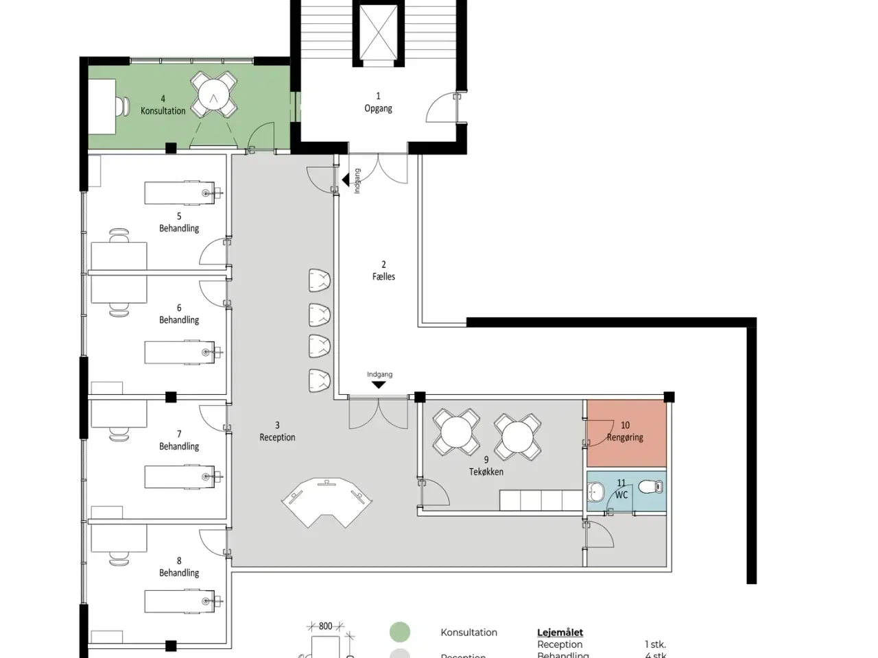 Billede 15 - Lyst kontor- eller kliniklejemål tæt på offentlig transport og Motorring 3