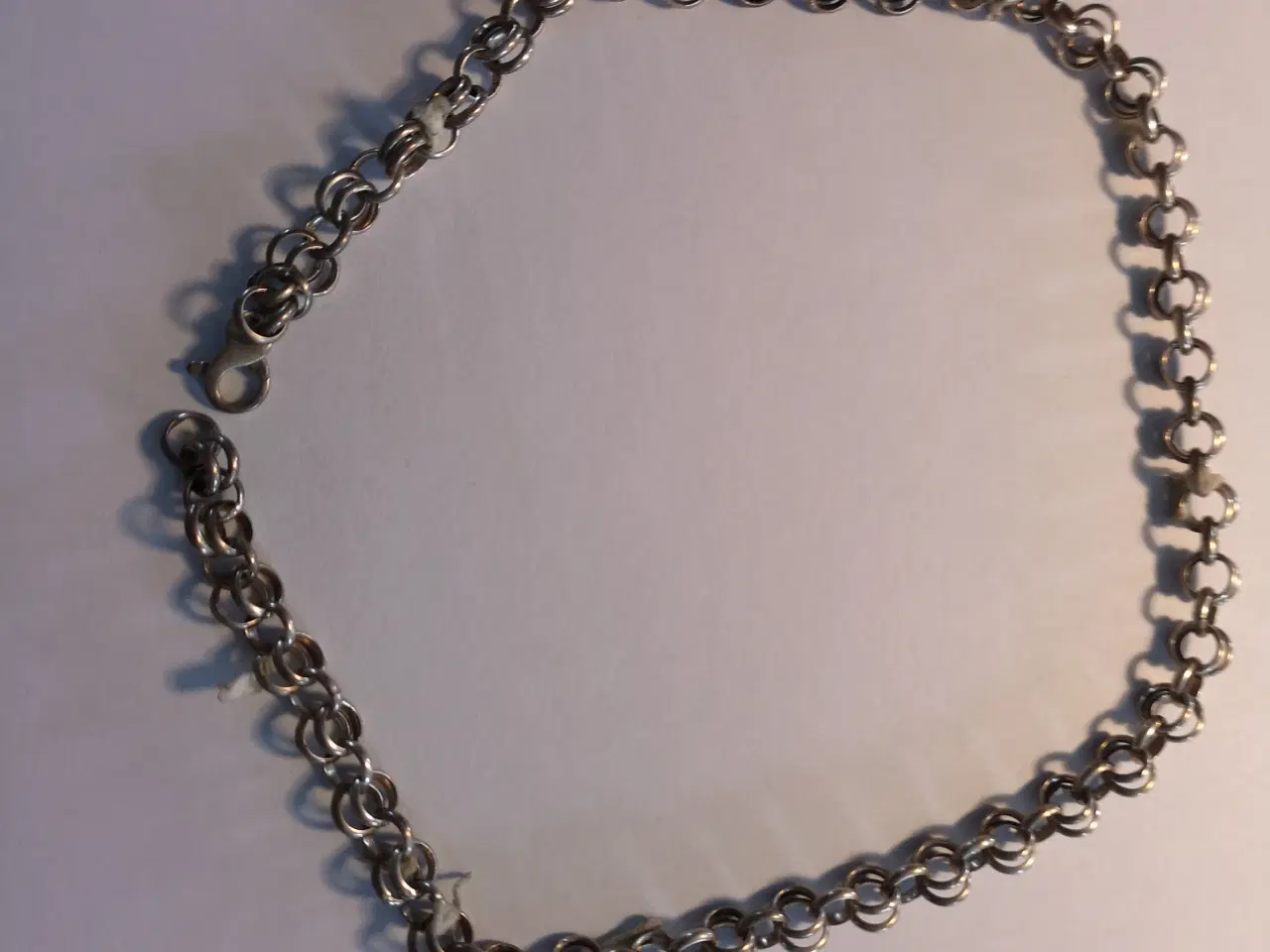 Billede 1 - Halskæde, sølv 