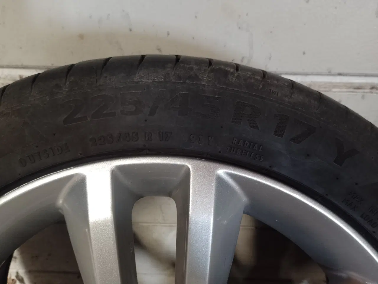 Billede 3 - Flotte Alu fælge passer på Opel 225/45 r17