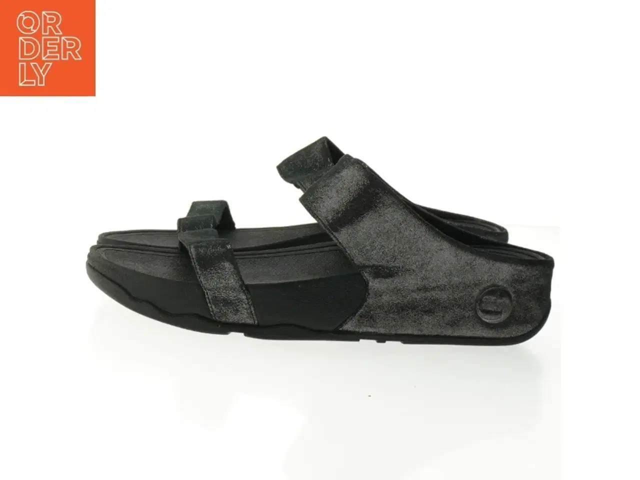 Billede 1 - Sorte sandaler med glitter (str. 40)