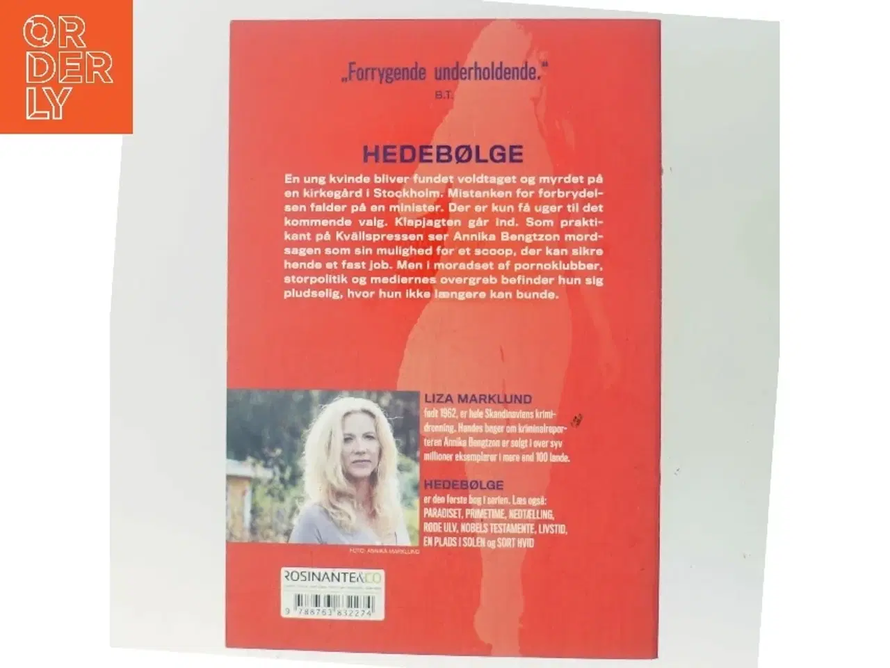 Billede 3 - Hedebølge : krimi af Liza Marklund (Bog)