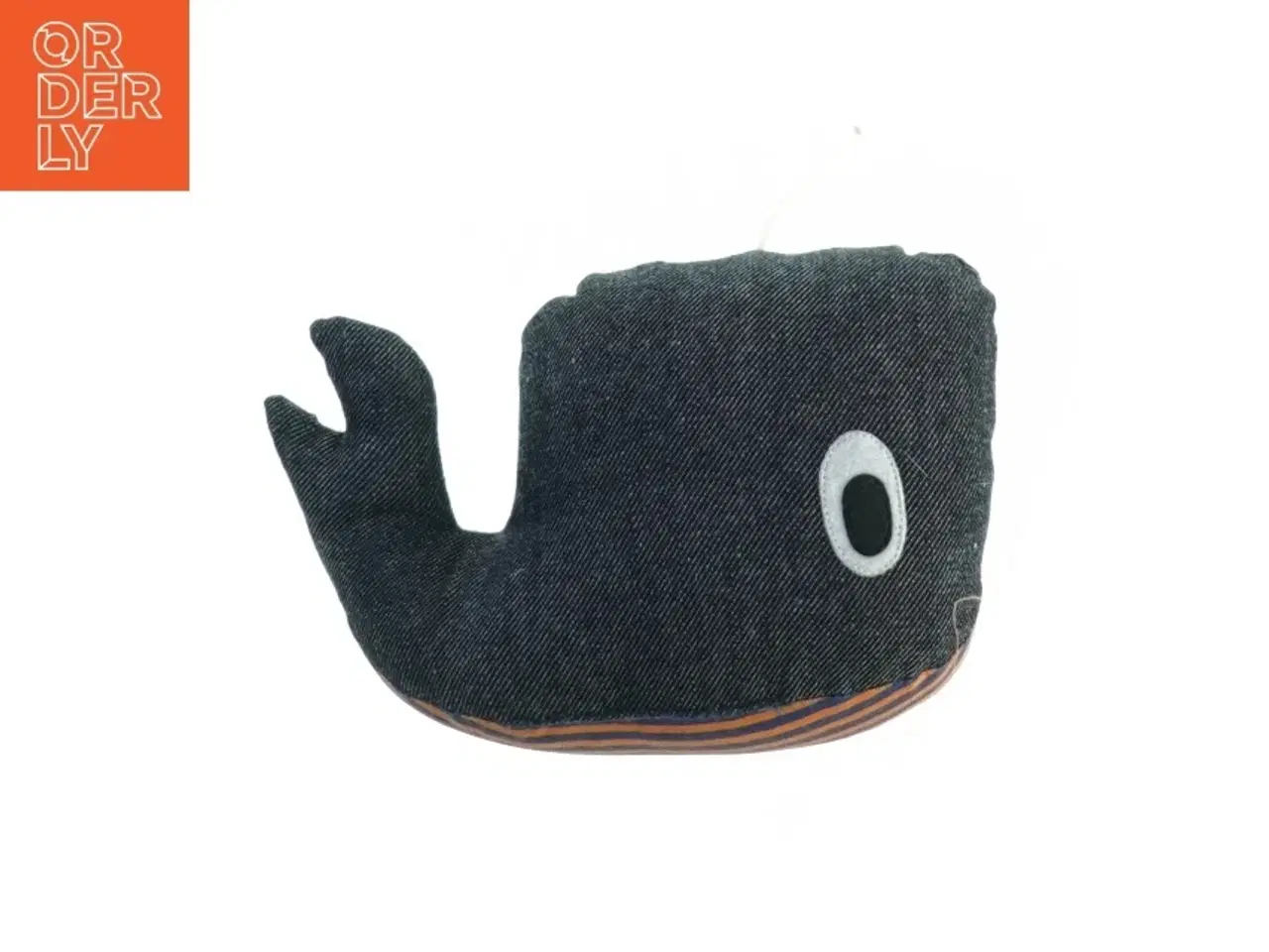 Billede 2 - Bamsepude formet som hval fra Ferm Living (str. 16 x 11 cm)