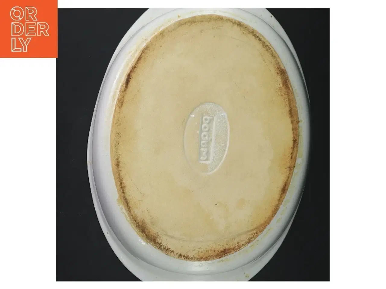 Billede 3 - Oval hvid fad fra Bodum (str. 6x21x30 cm)