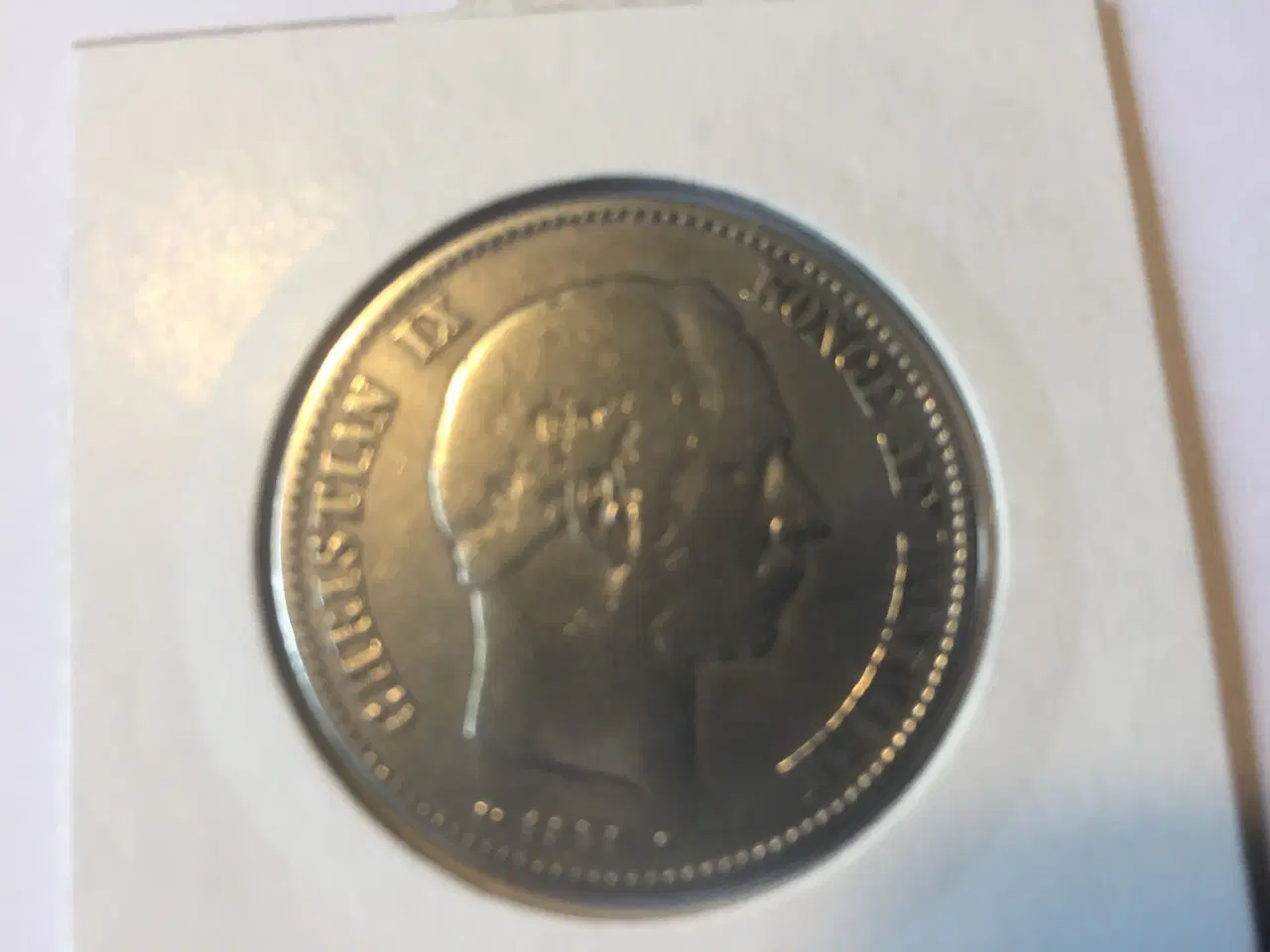 Billede 2 - 2 krone 1875 sølv