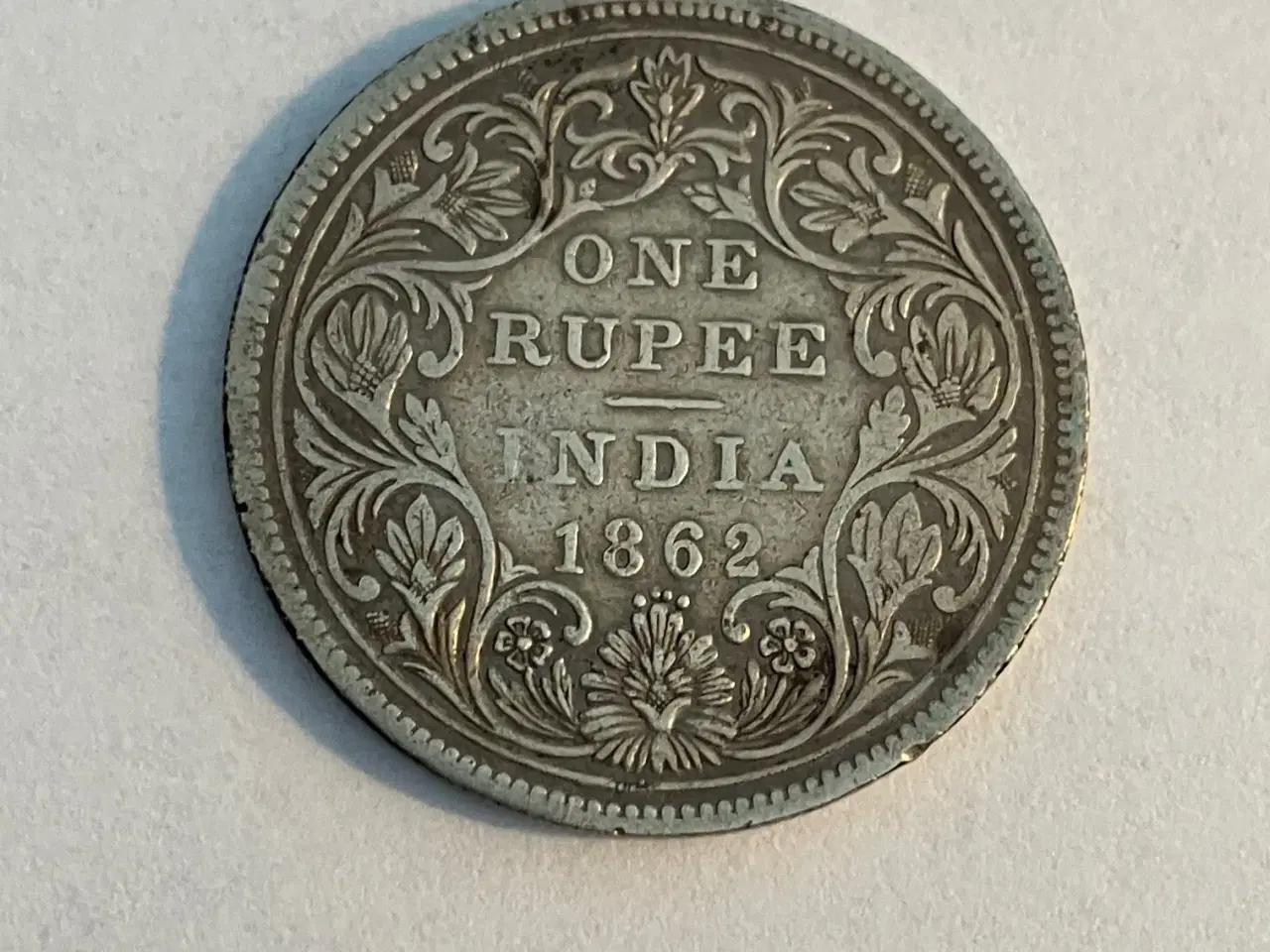 Billede 1 - One Rupee India 1862