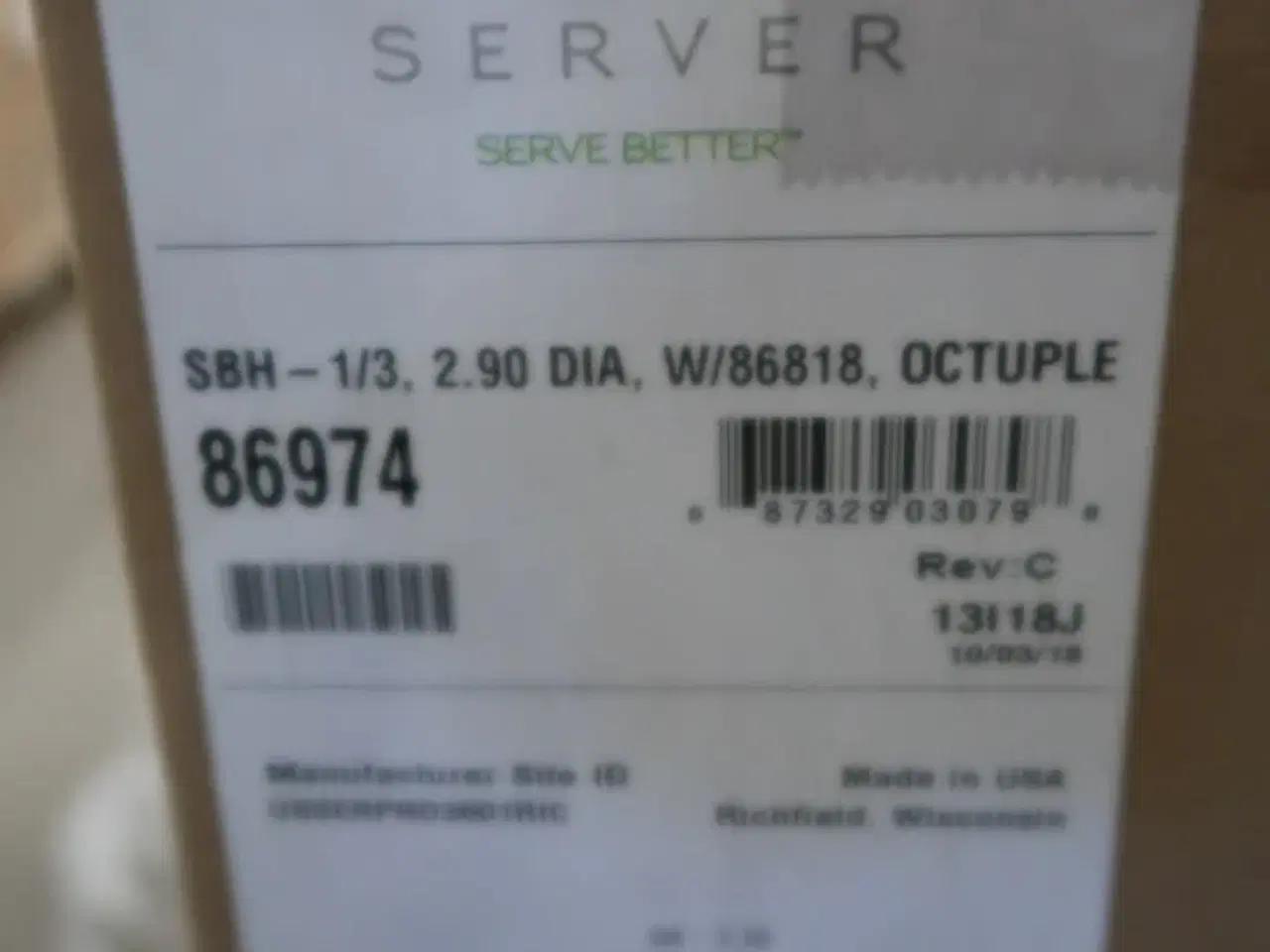 Billede 4 - 2 kasser dressingdispenser  SERVER Model: 86974