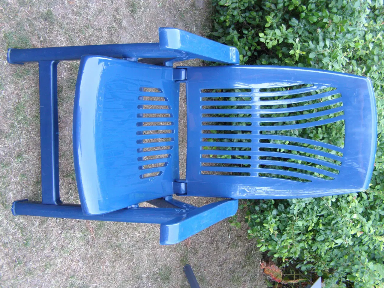Billede 1 - 1.stk. Havestol/blå - positionsstol.