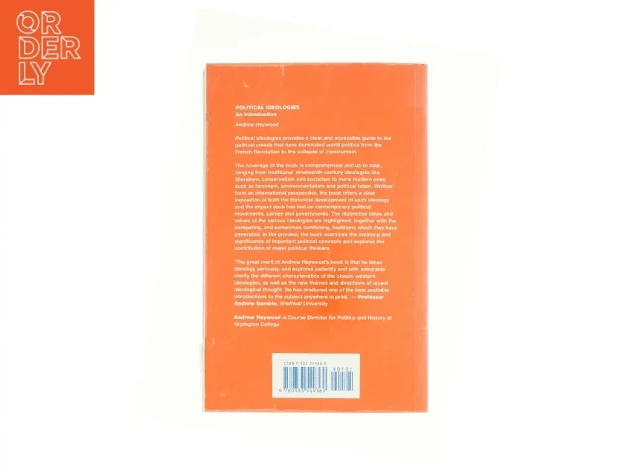 Billede 2 - Political ideologies : an introduction af Andrew Heywood (Bog)