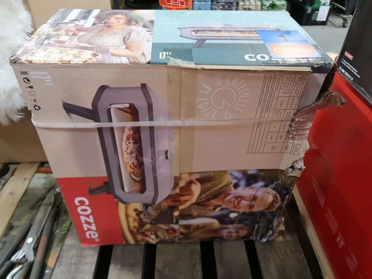 Billede 11 - Cozze® 17" pizzaovn til gas med termometer og pizzasten 8,0KW