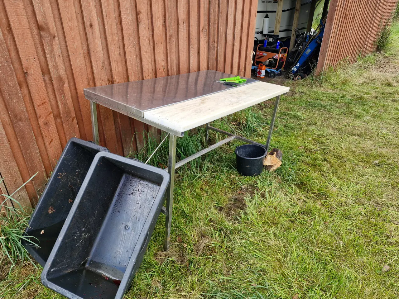 Billede 2 - Rustfri slagtebord 