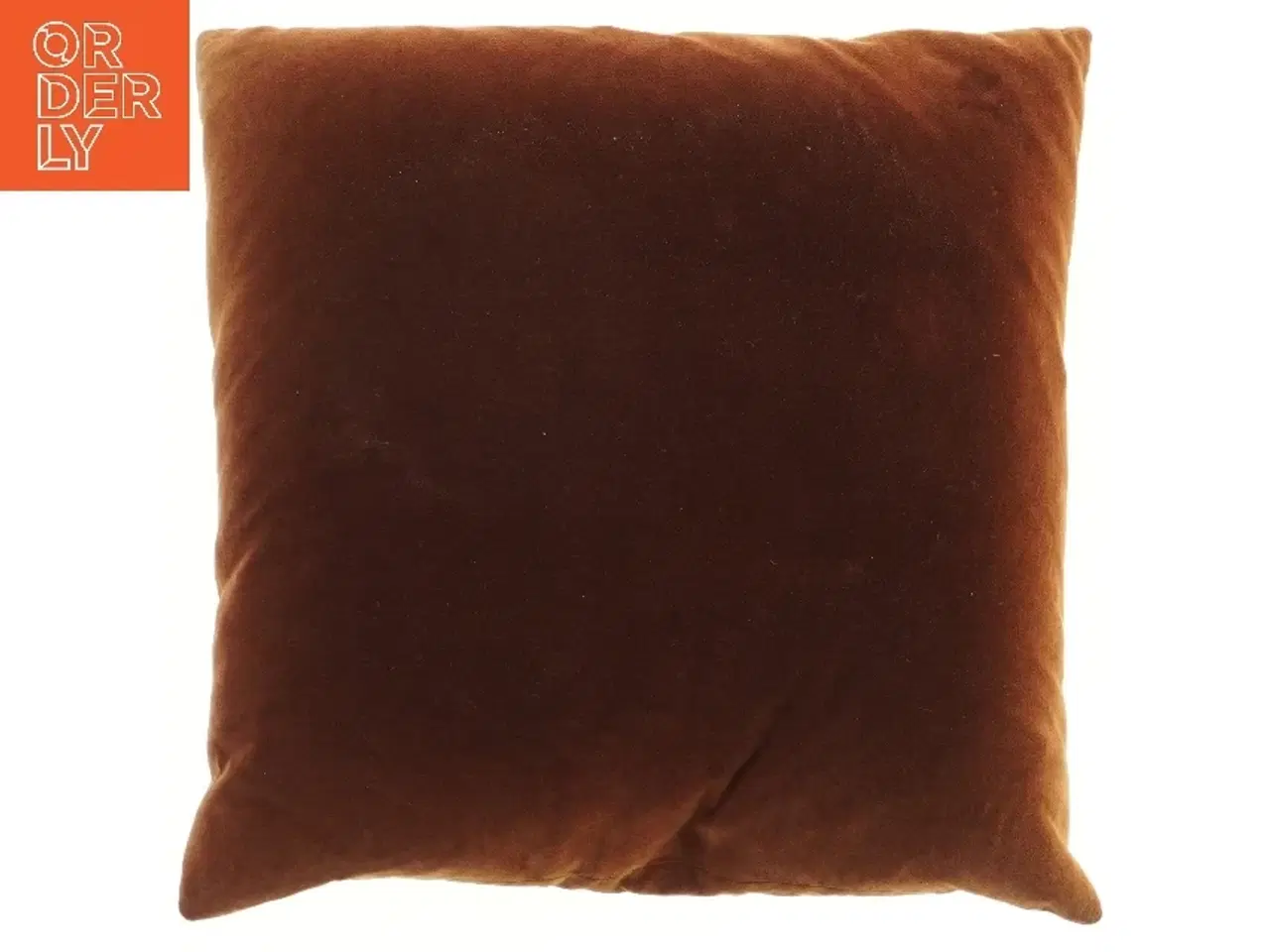 Billede 2 - Broderet pude med blomsterdesign (str. 40x42 cm)