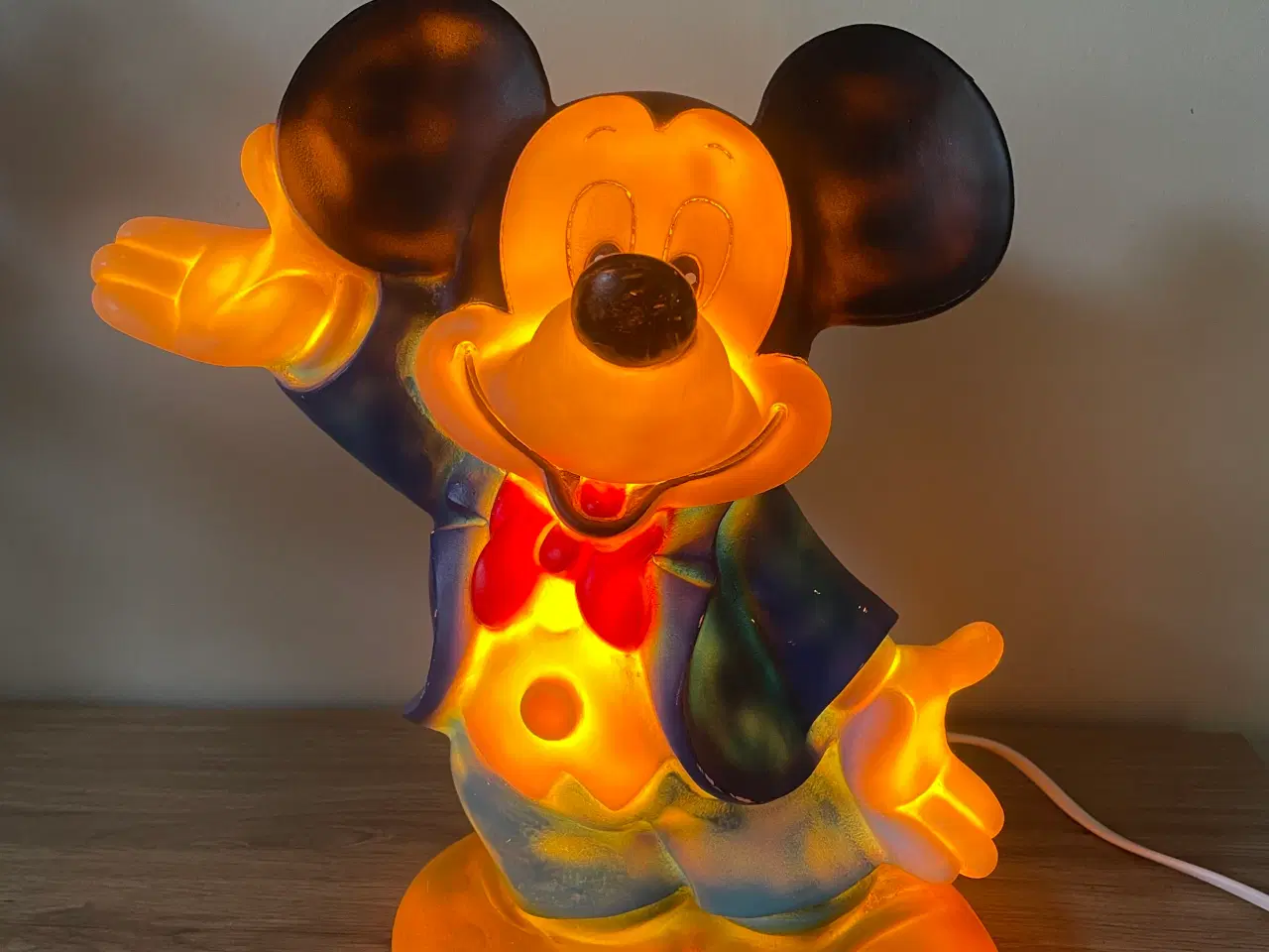 Billede 2 - Flot gammel Mickey Mouse lampe fra Heico 
