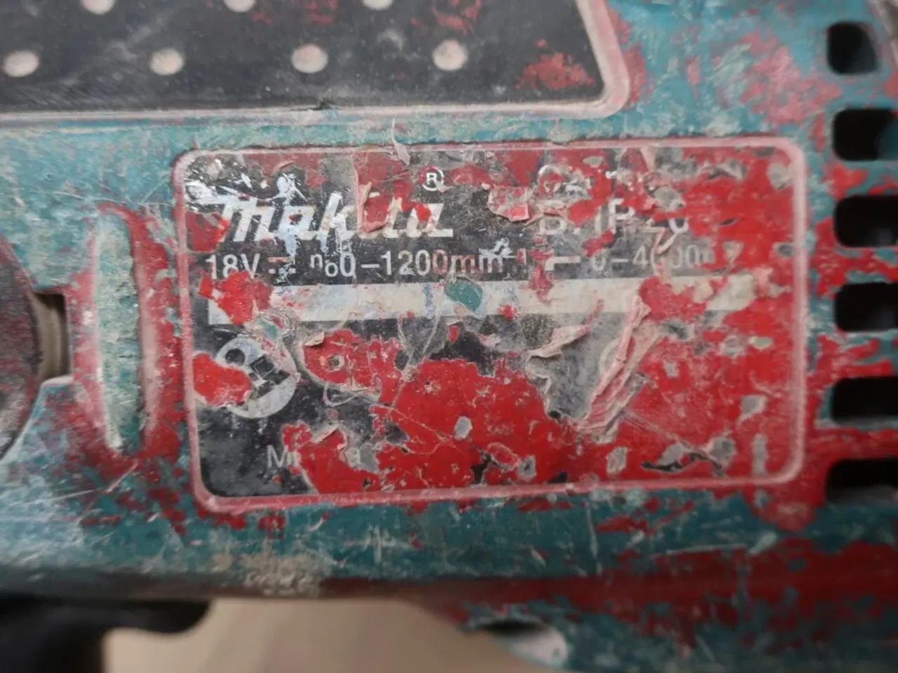 Billede 6 - Høvl, boremaskine mv. MAKITA Model: HP 484, DFN 350, DKP 180, DTM 51, DC18RC