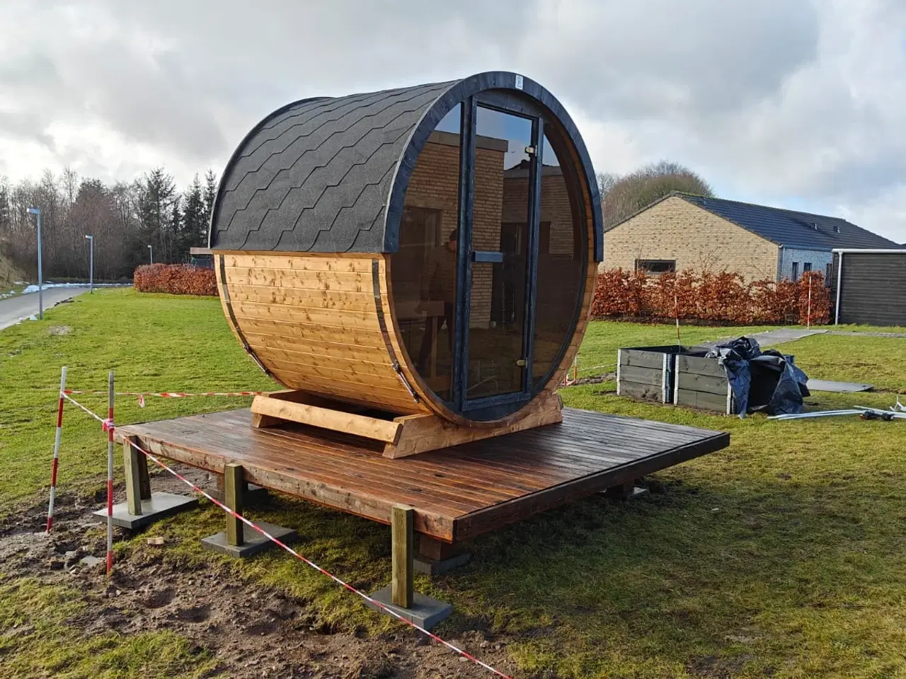 Billede 9 - Ny størrelse lille terrasse sauna til 3-4 personer