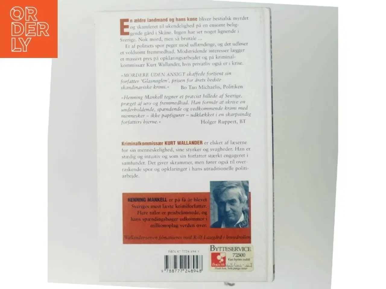 Billede 3 - Mordere uden ansigt af Henning Mankell (Bog)