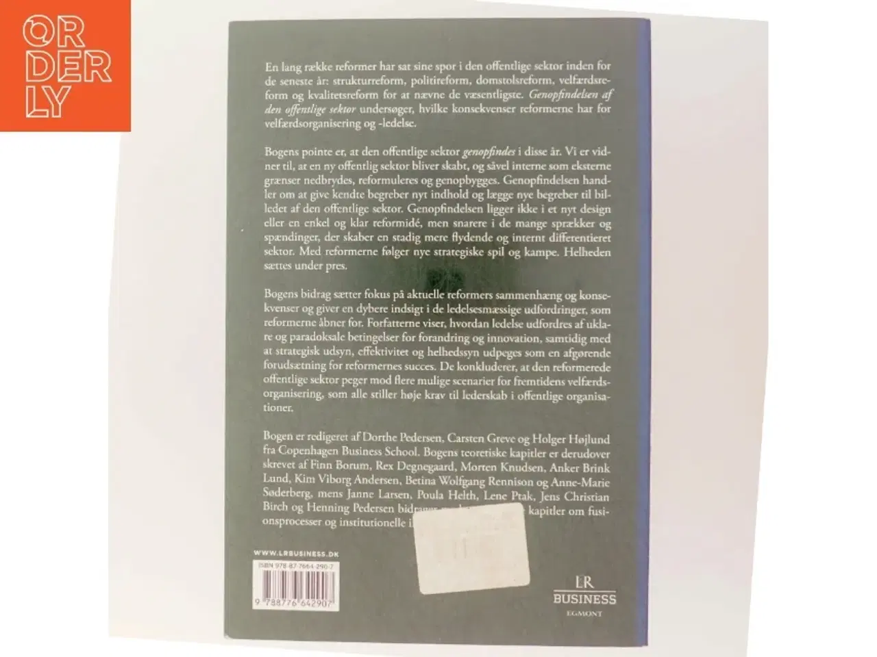 Billede 3 - Genopfindelsen af den offentlige sektor (Bog)