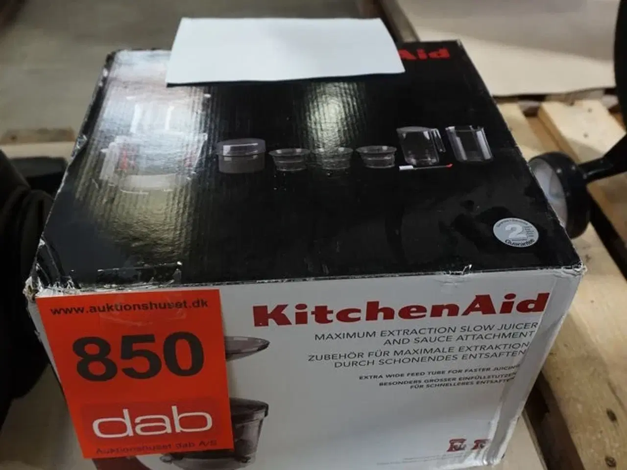 Billede 4 - KitchenAid Slow Juicer og Sauce tilbehør