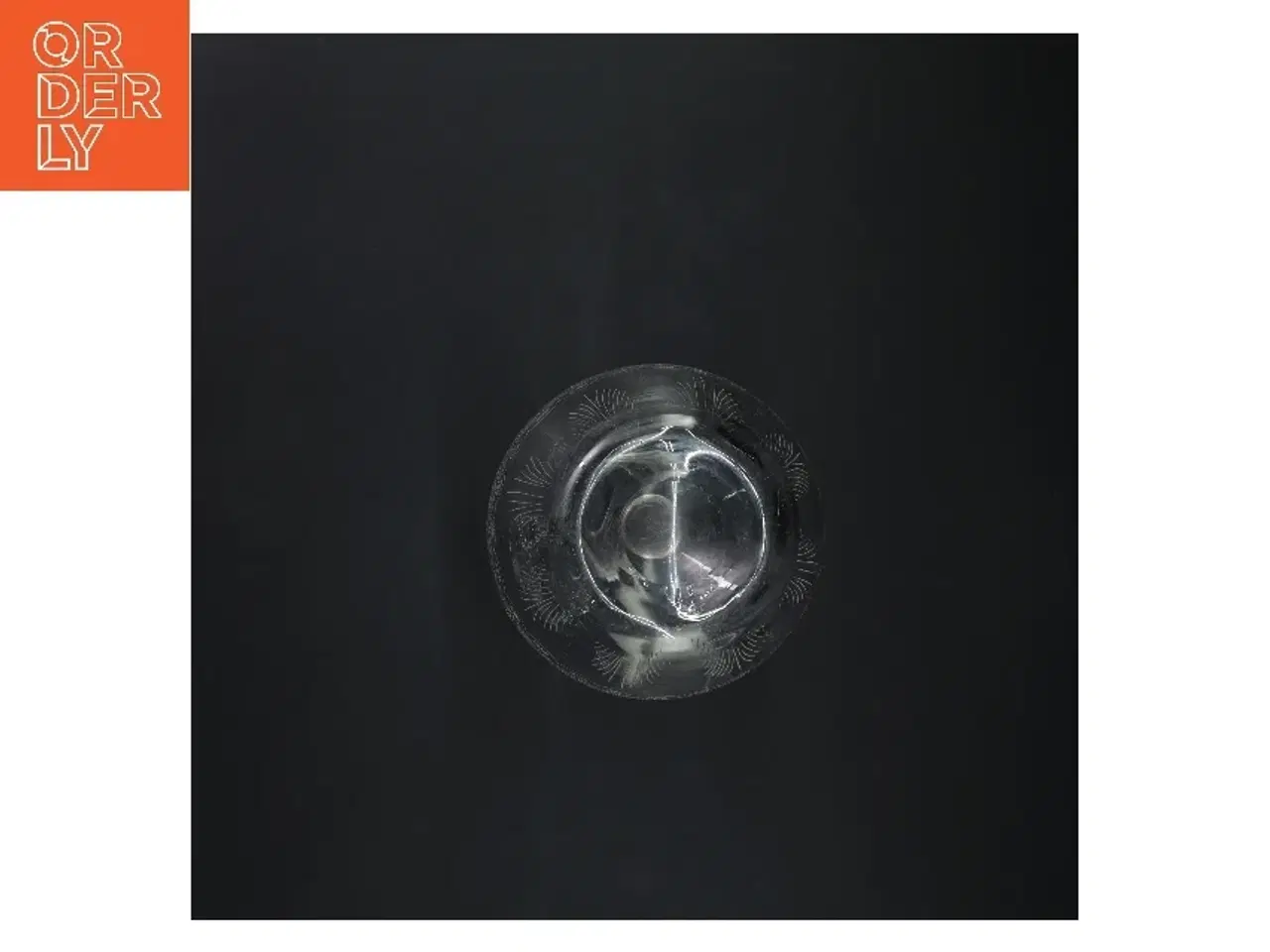 Billede 3 - Vand/vin karaffel i glas. Holmegaard. Højde 22 cm