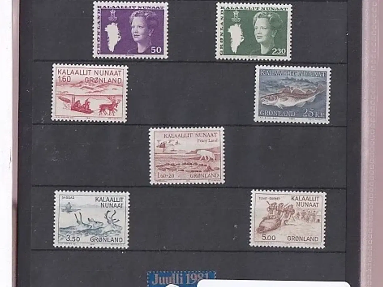 Billede 1 - Grønland - 1981 Frimærker Komplet - Postfrisk