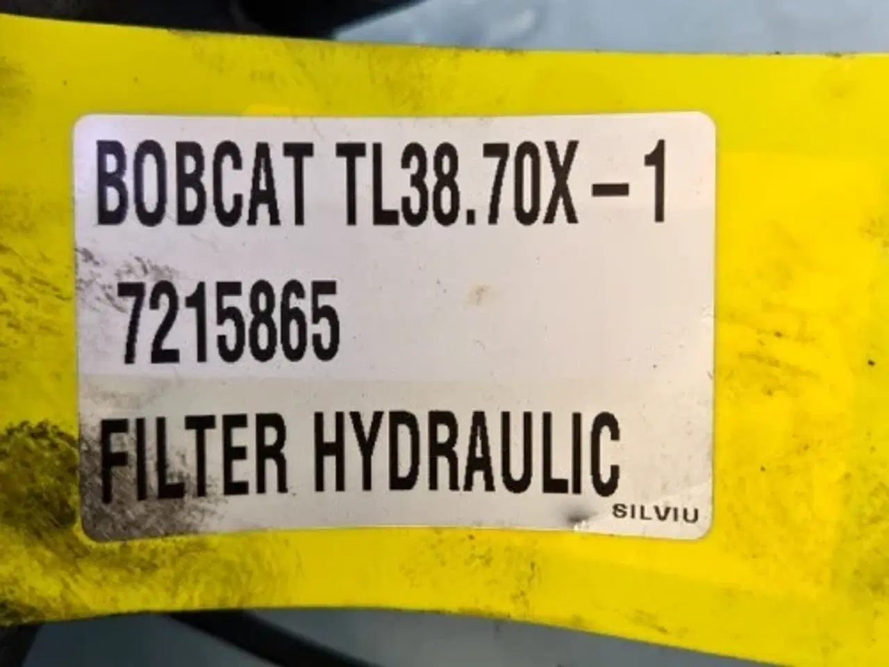 Billede 3 - Bobcat  TL38.70X  Hydraulikfilter  7215865