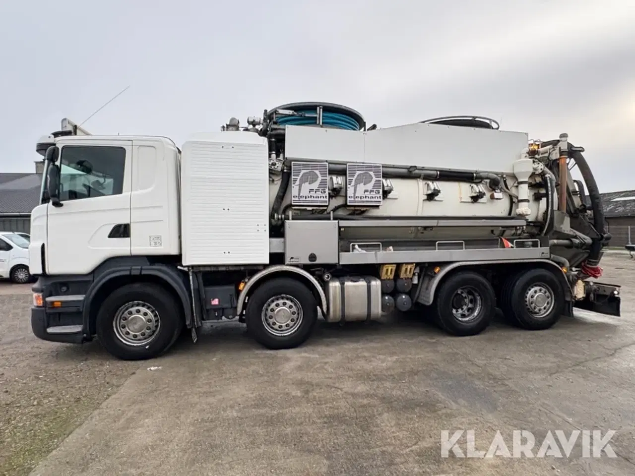 Billede 2 - Slamsuger Scania R 8x2 med FFG Elephant anlæg