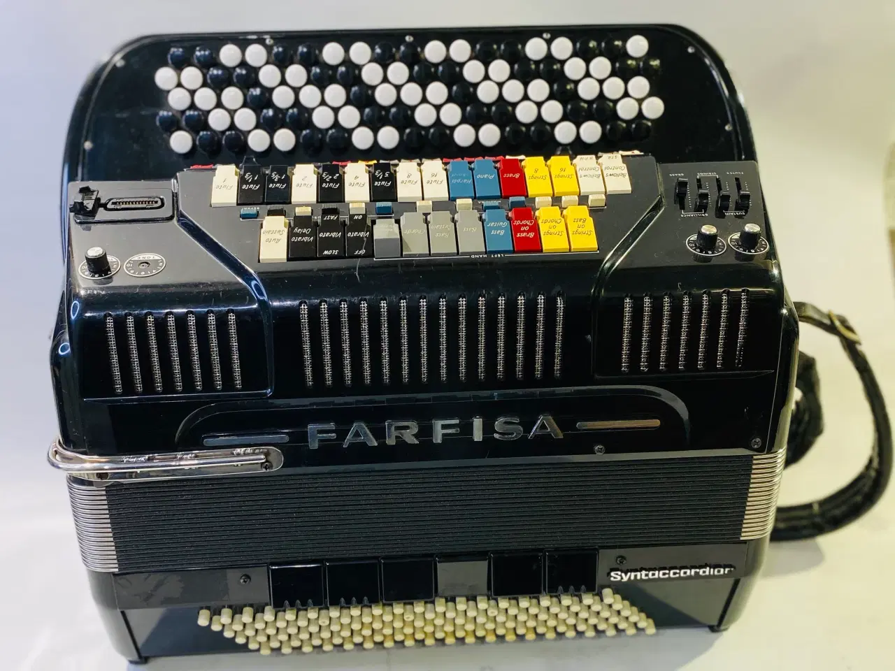 Billede 6 - Italiensk Farfisa 3-koret harmonika – Syntaccordio