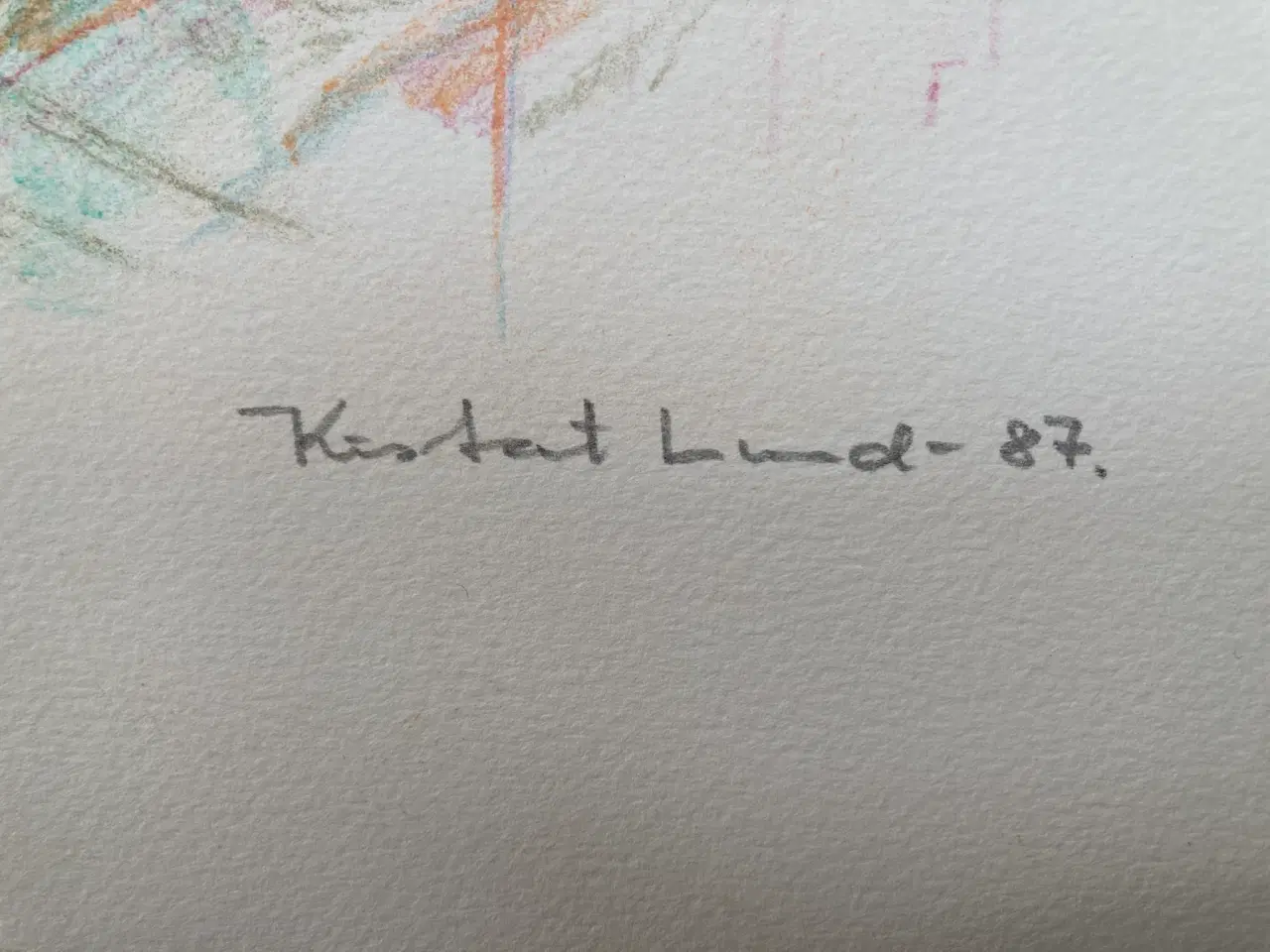 Billede 2 - Kistat Lund 1987 - litografi 184/250