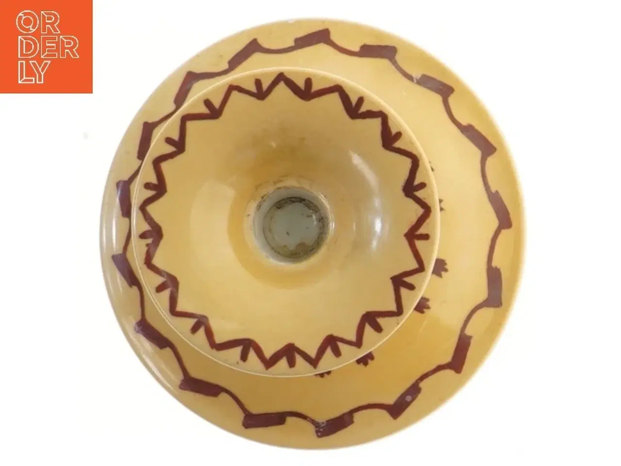 Billede 2 - Lysestage i keramik, 9 cm fra B&G (str. 9 cm)