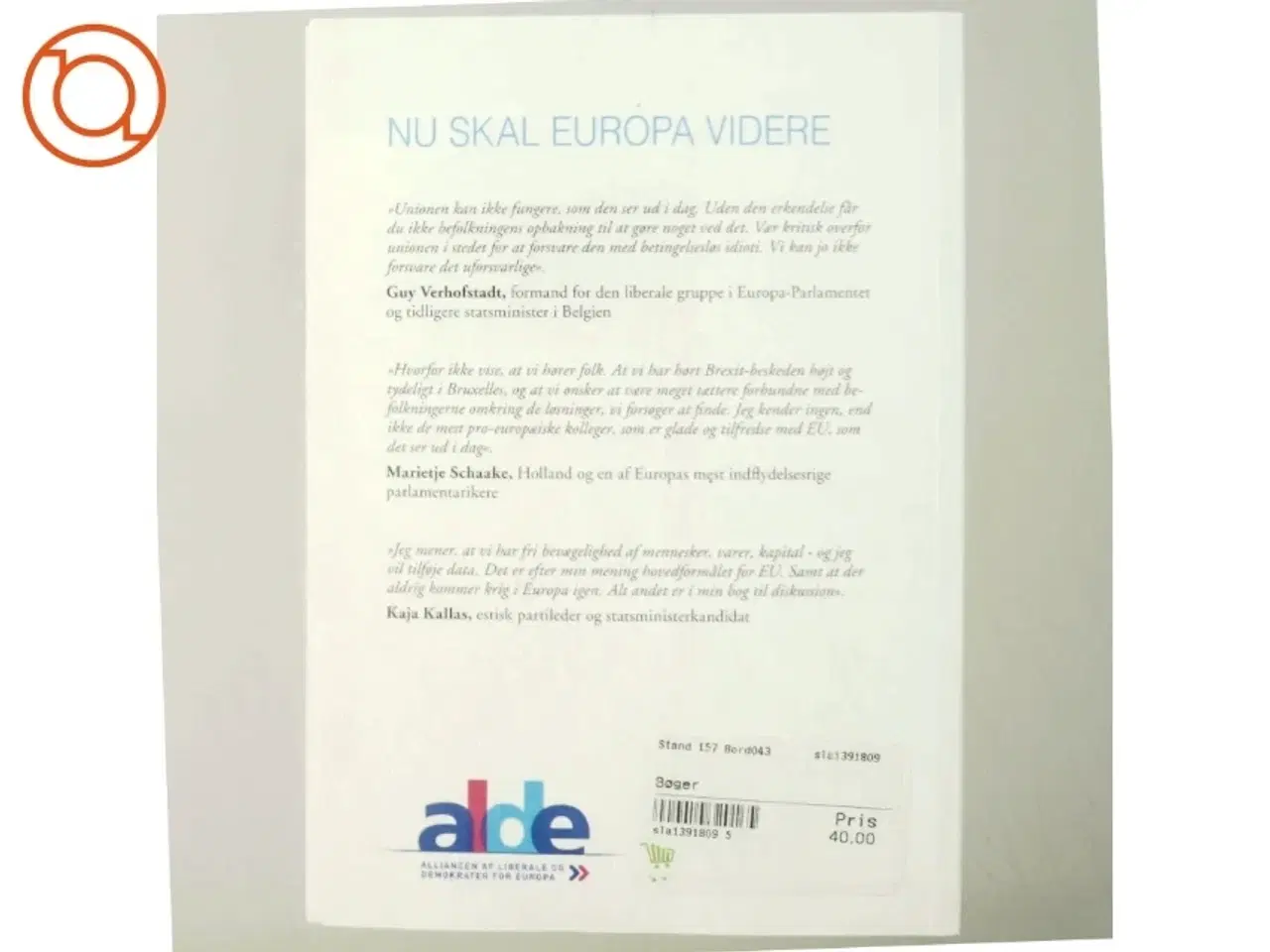 Billede 5 - Nu Skal Europa Videre af Morten Helveg Larsen (Bog)