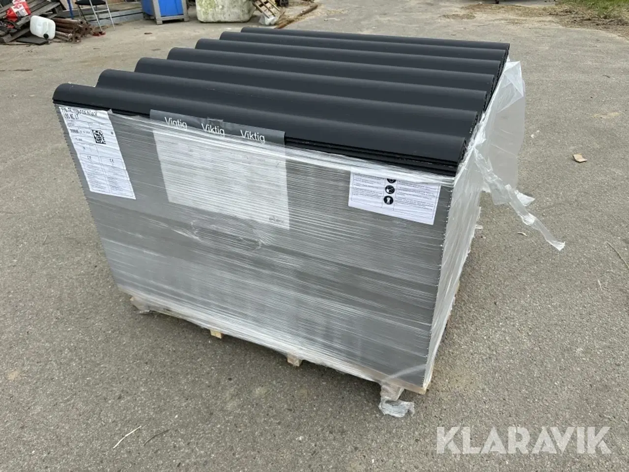 Billede 6 - Bølgeplade 75 styk Euronit 700T FK Sort
