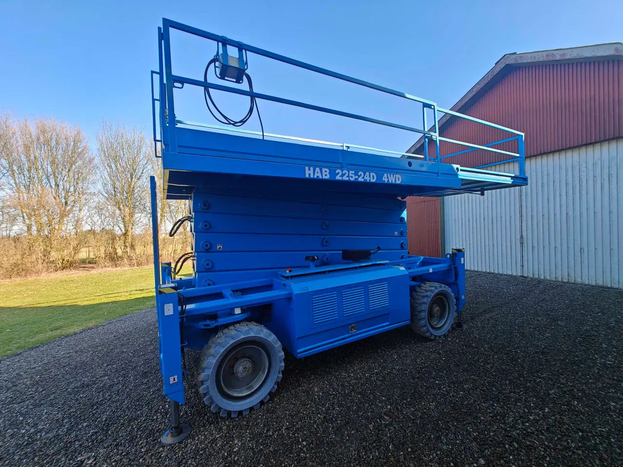Billede 2 - HAB 225-24D 4x4 Saxelift Arbejdshøjde 22.5mtr