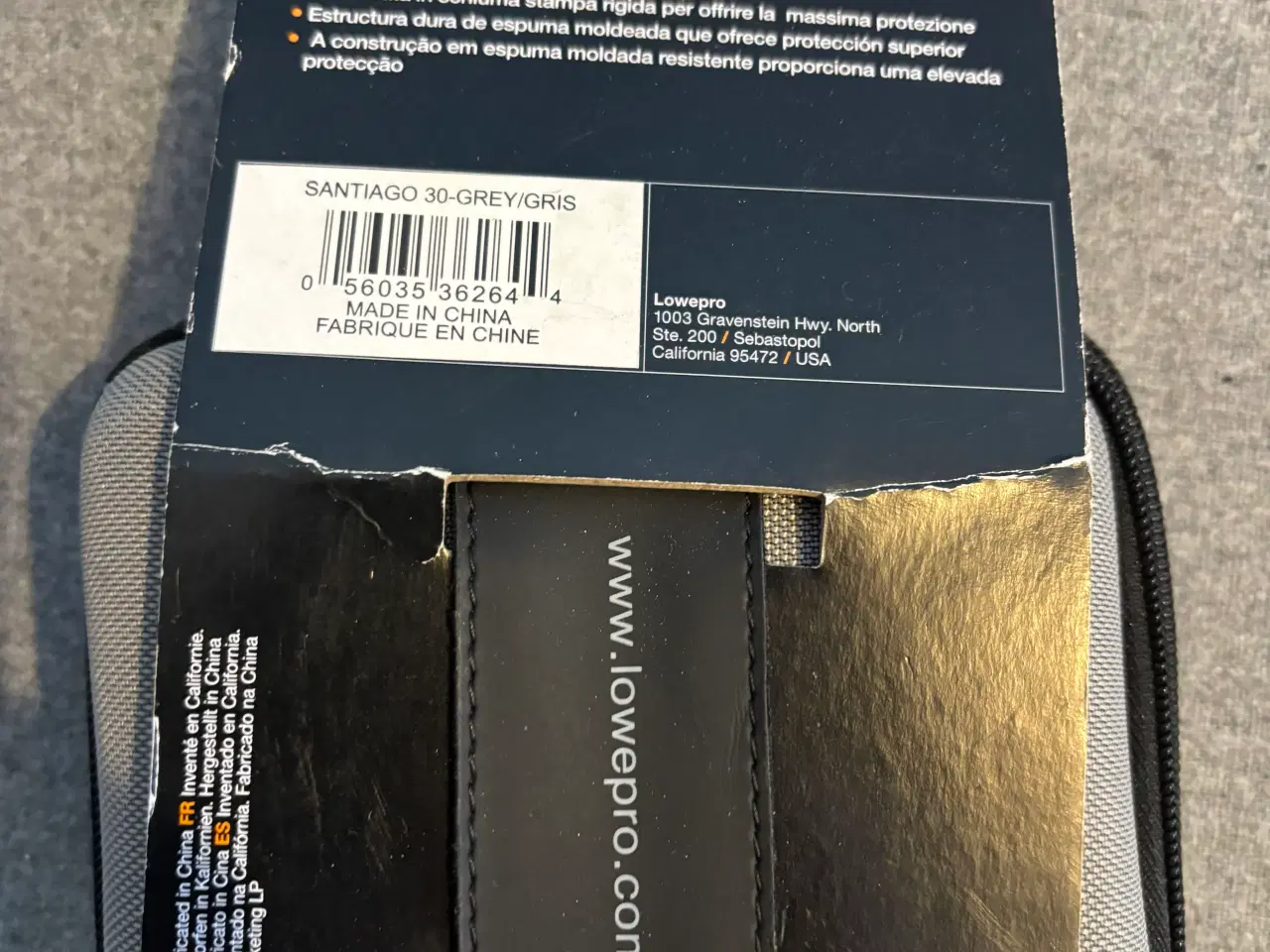 Billede 2 - Lowepro Santiago 30 kamerataske - Grå