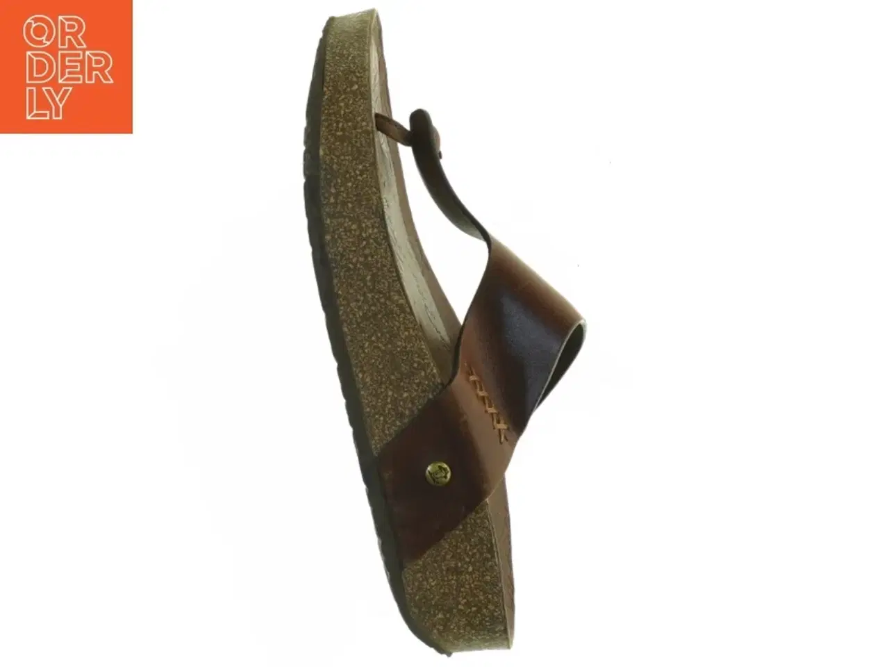 Billede 4 - Brune læderklipklapper (str. 39)