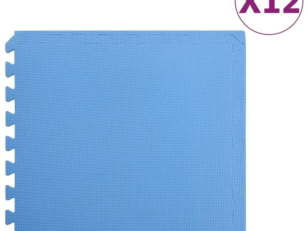 Billede 1 - Gulvmåtter 12 stk. 4,32 ㎡ EVA-skum blå