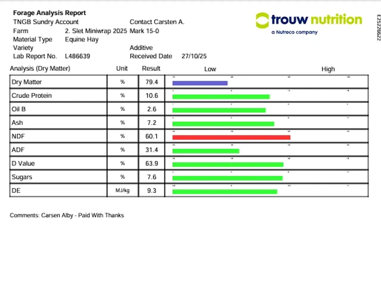Billede 8 - Lækkert 2. slet wrap hø til heste m/analyse