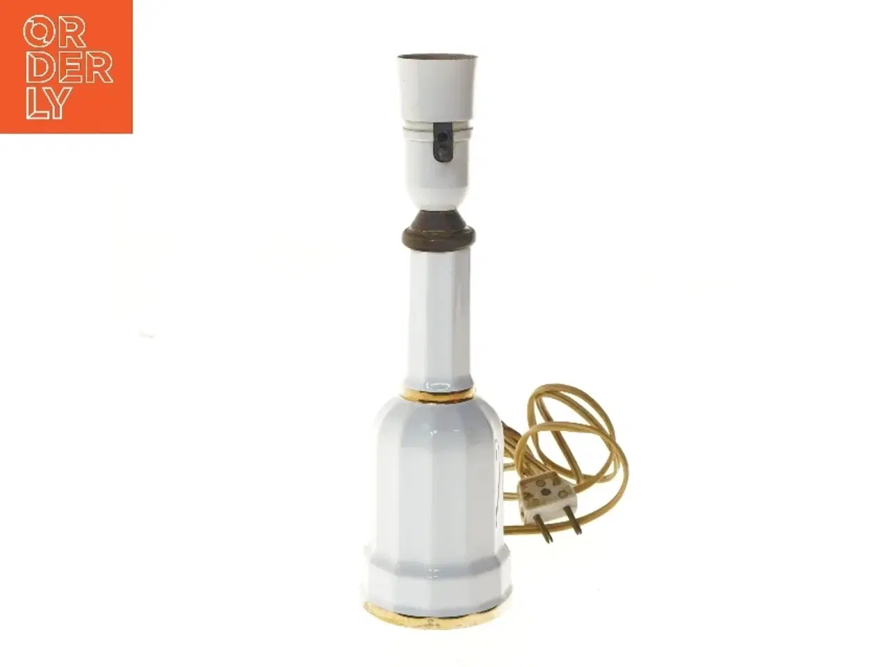 Billede 4 - Vintage bordlampe i porcelæn fra Søholm (str. 28,5 cm)