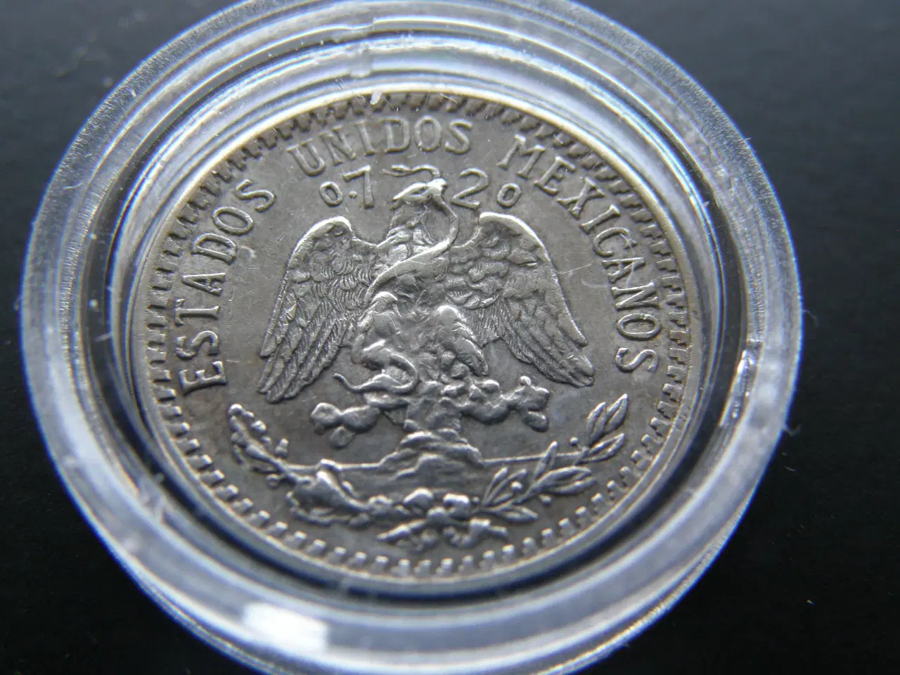 Billede 2 - Mexico  20 Centavos 1937  Sølv  KM#438.